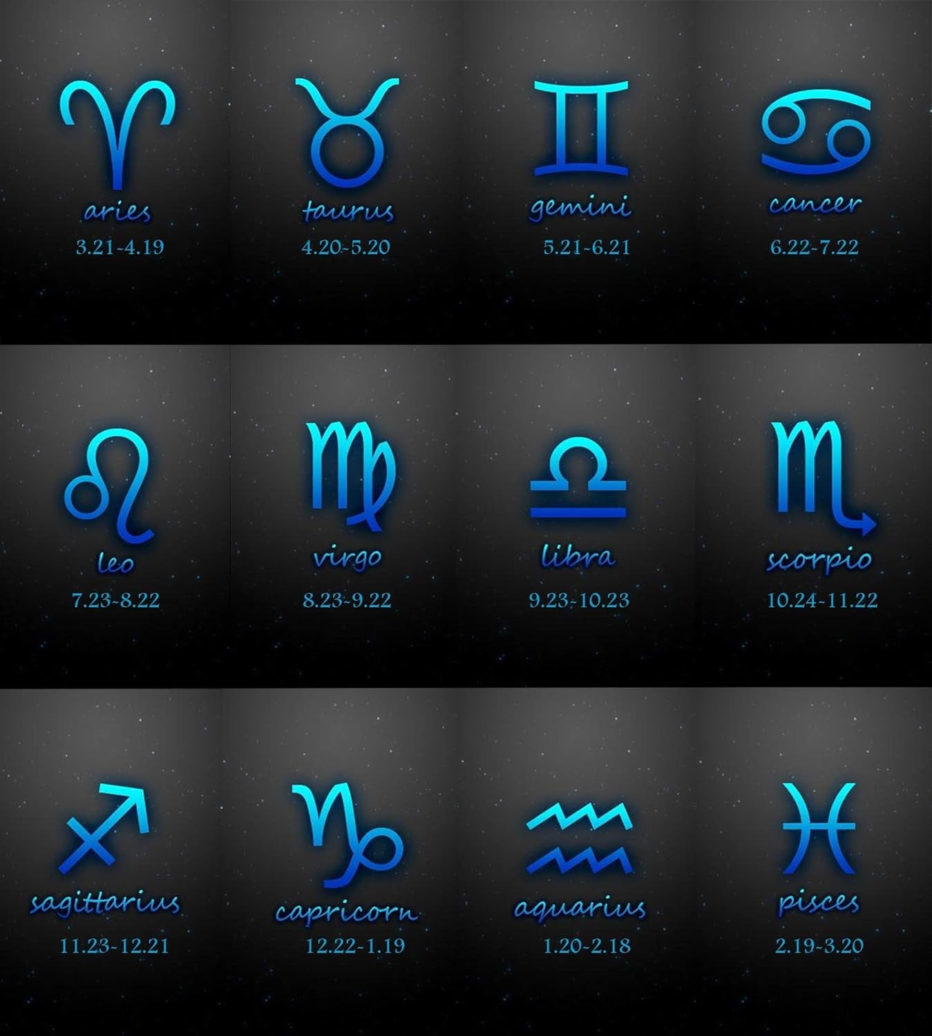 12 Zodiac Horoscope Necklace – Gold Plated Astrology Pendant - Bella Fils jewelry