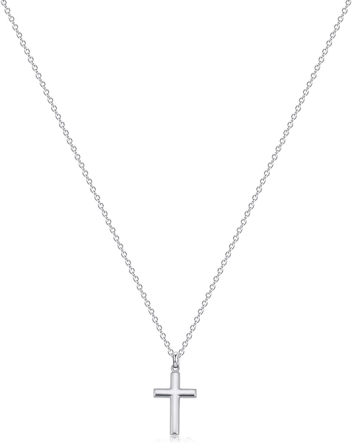 14K Gold Plated Cross Necklace for Women – Faith Pendant - Bella Fils jewelry