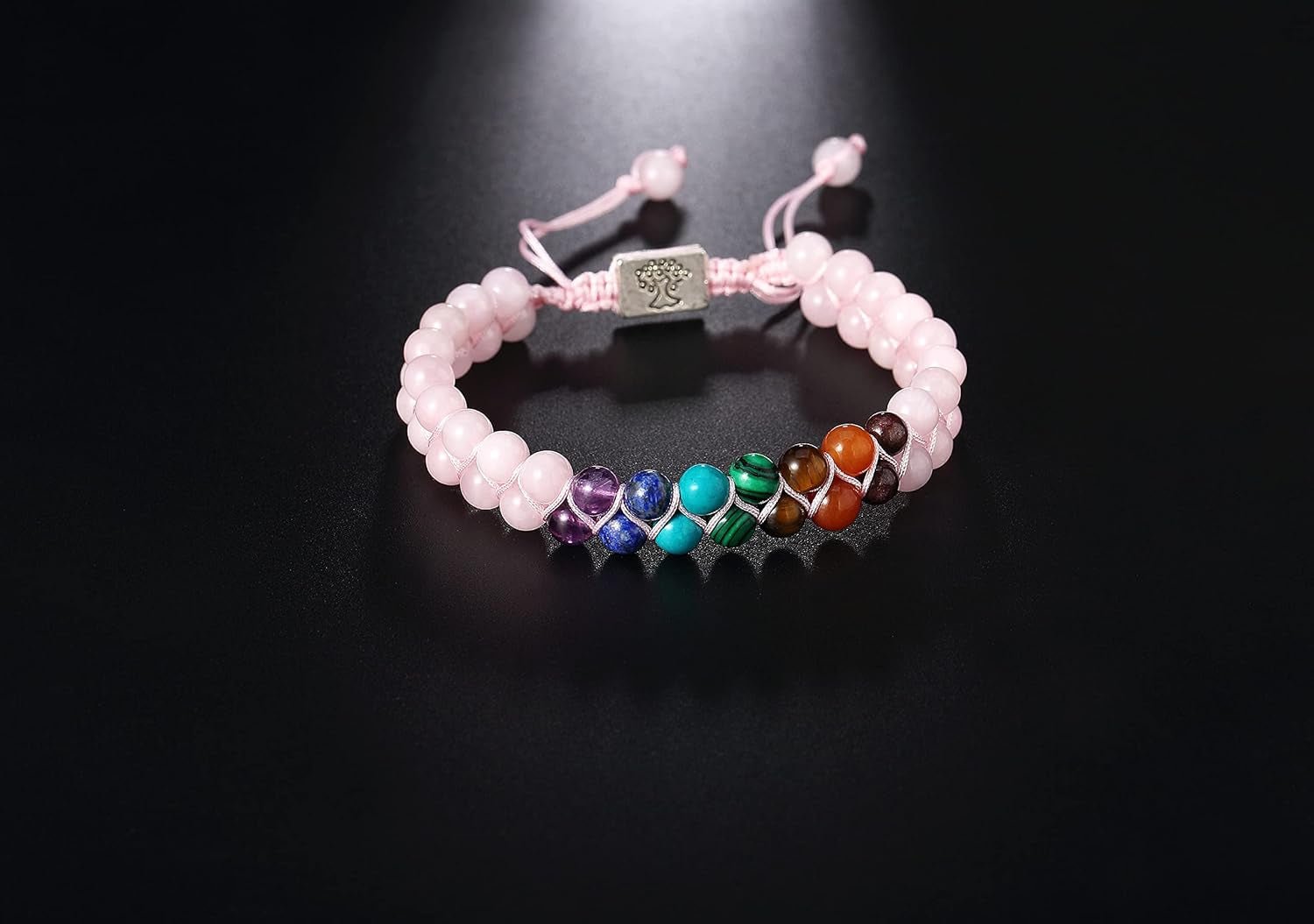 7 Chakra Bracelet for Women & Men – Healing Crystal Beads - Bella Fils jewelry