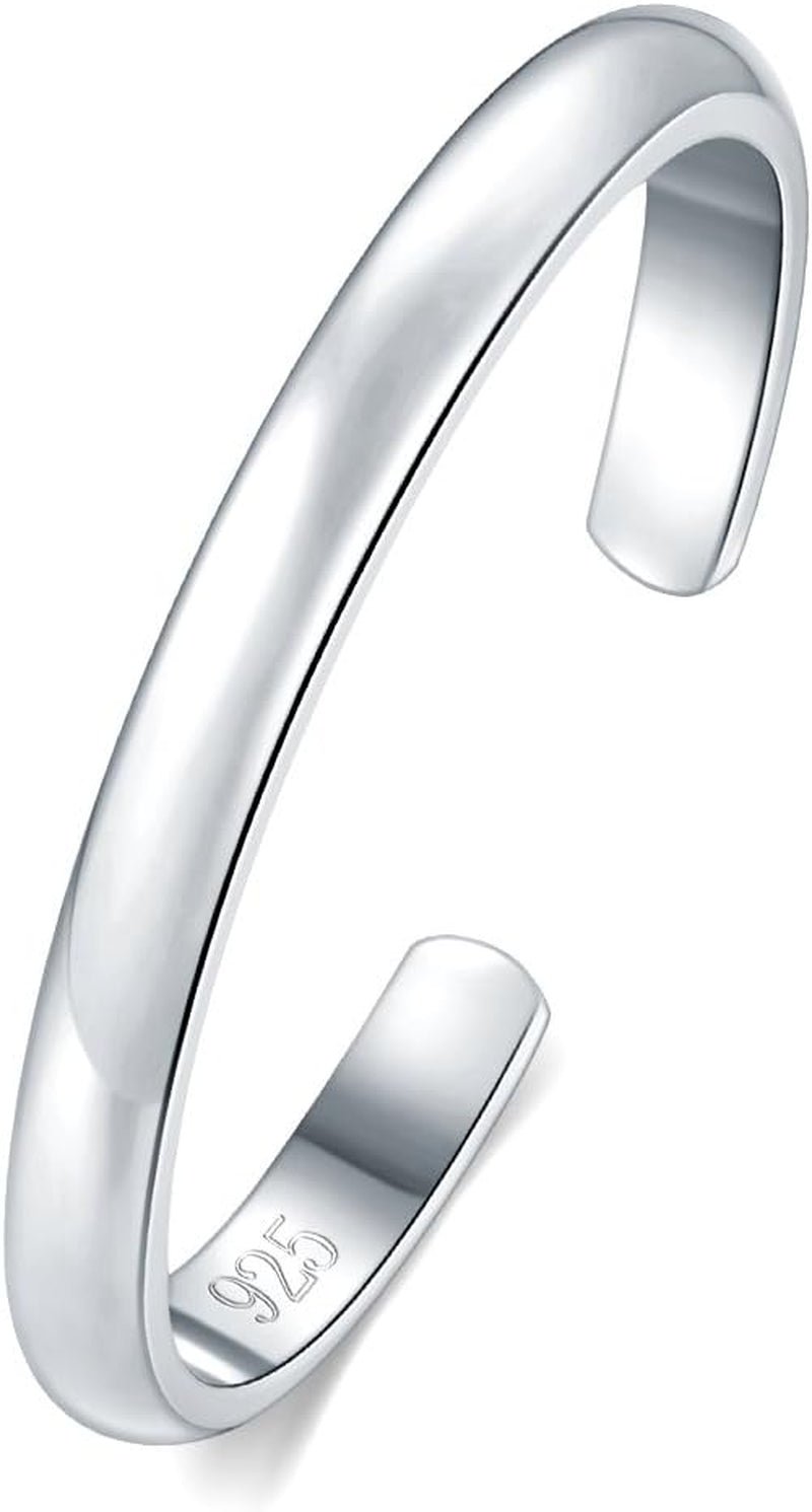 925 Sterling Silver Toe Ring for Women – 14K Gold Plated Band - Bella Fils jewelry