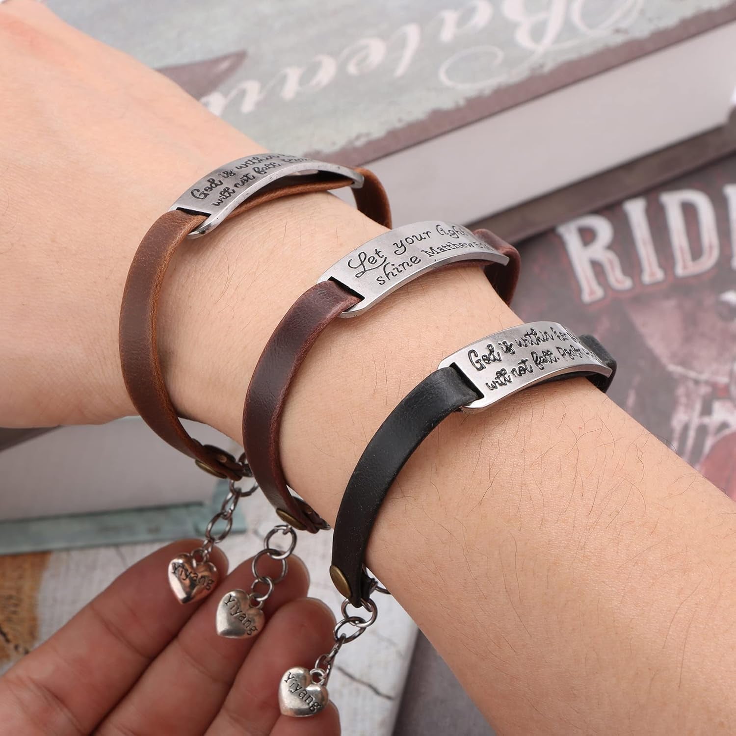Christian Encouragement Bracelet for Her – Faith Jewelry Gift - Bella Fils jewelry