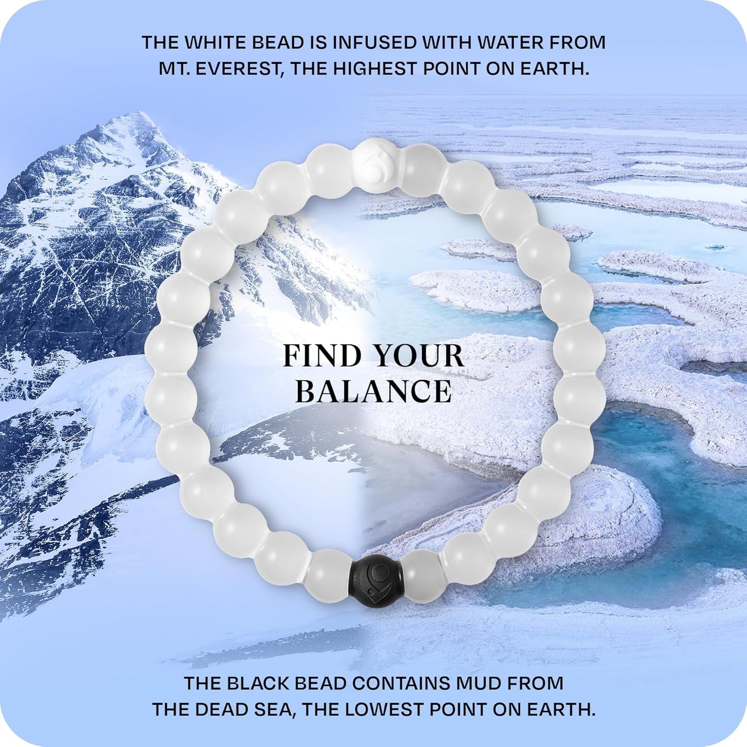 Classic Beaded Stretch Bracelet – Black, White & Marble Stress Relief Jewelry - Bella Fils jewelry