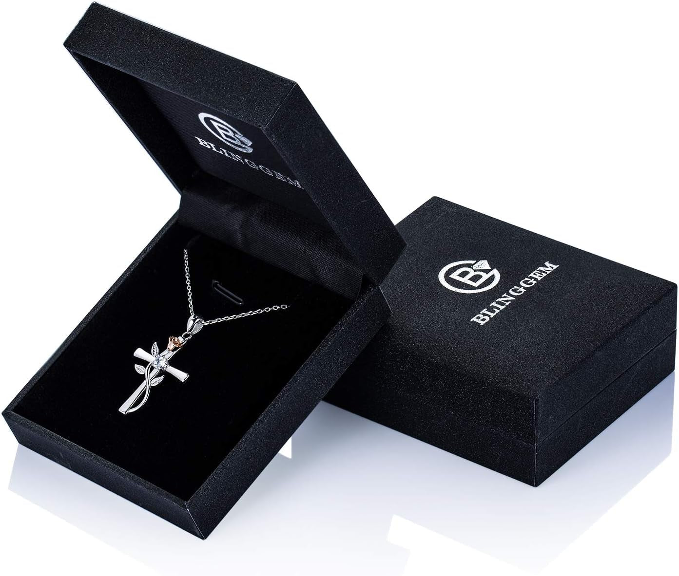 Cross Necklace for Women – 5A Cubic Zirconia Birthstone Jewelry - Bella Fils jewelry