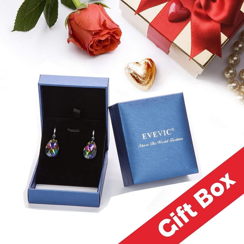 Crystal Teardrop Dangle Earrings - Bella Fils jewelry