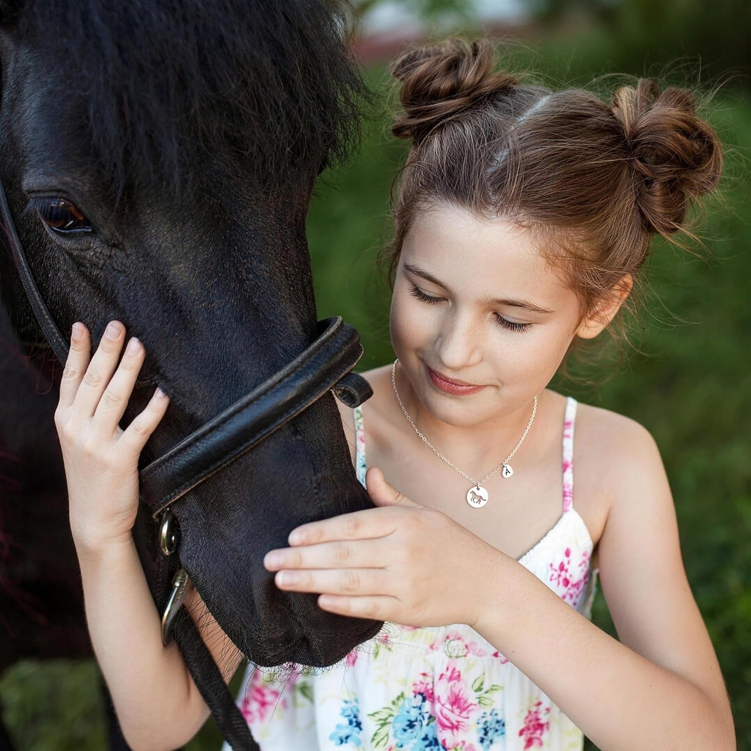 Easter Basket Stuffers – Horse Necklace for Girls Jewelry - Bella Fils jewelry