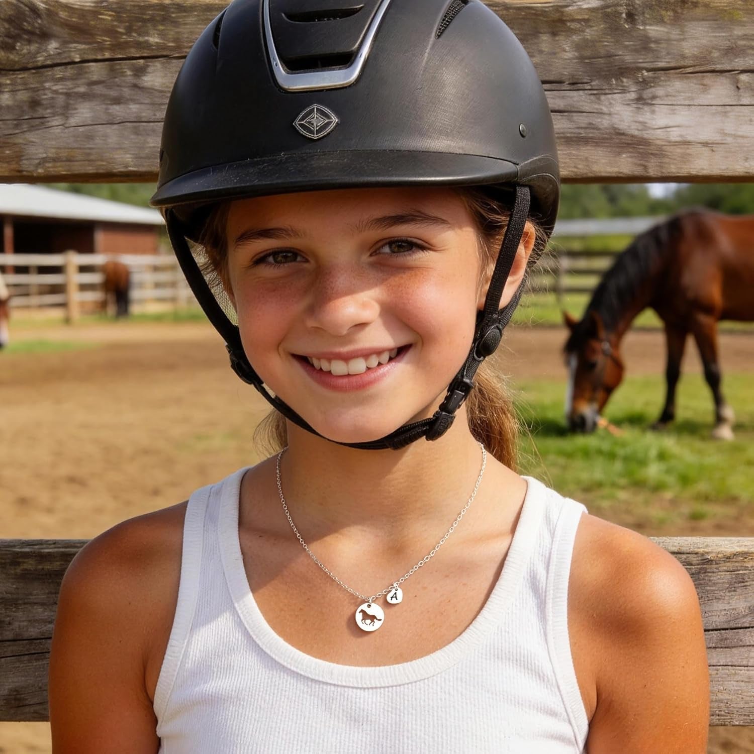 Easter Basket Stuffers – Horse Necklace for Girls Jewelry - Bella Fils jewelry