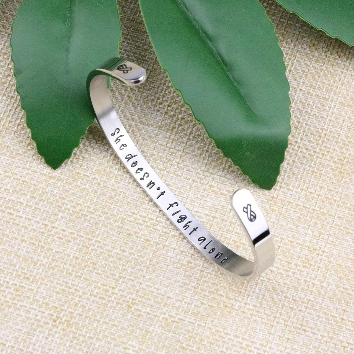 Engraved Quote Bracelet for Women – Inspirational Cuff Jewelry - Bella Fils jewelry