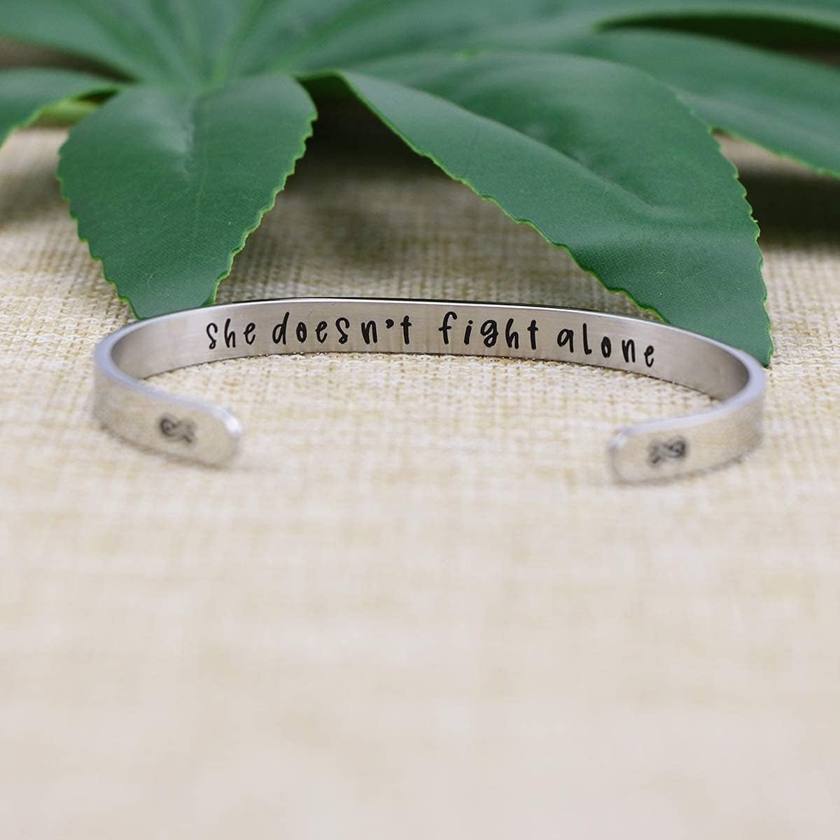 Engraved Quote Bracelet for Women – Inspirational Cuff Jewelry - Bella Fils jewelry