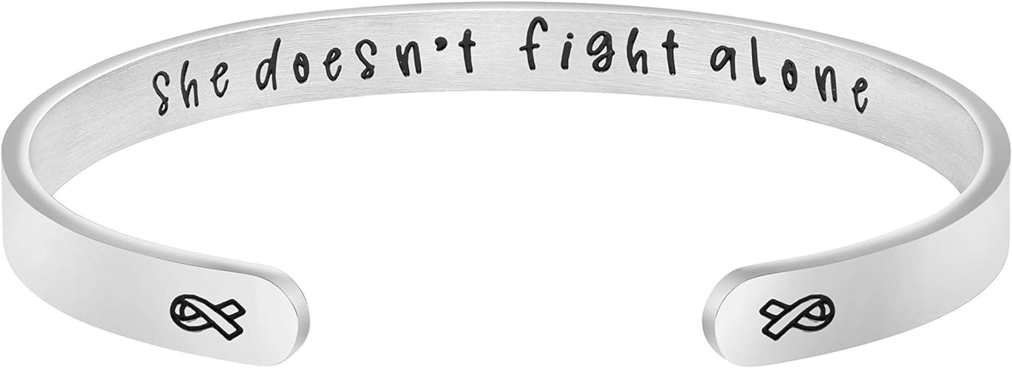Engraved Quote Bracelet for Women – Inspirational Cuff Jewelry - Bella Fils jewelry