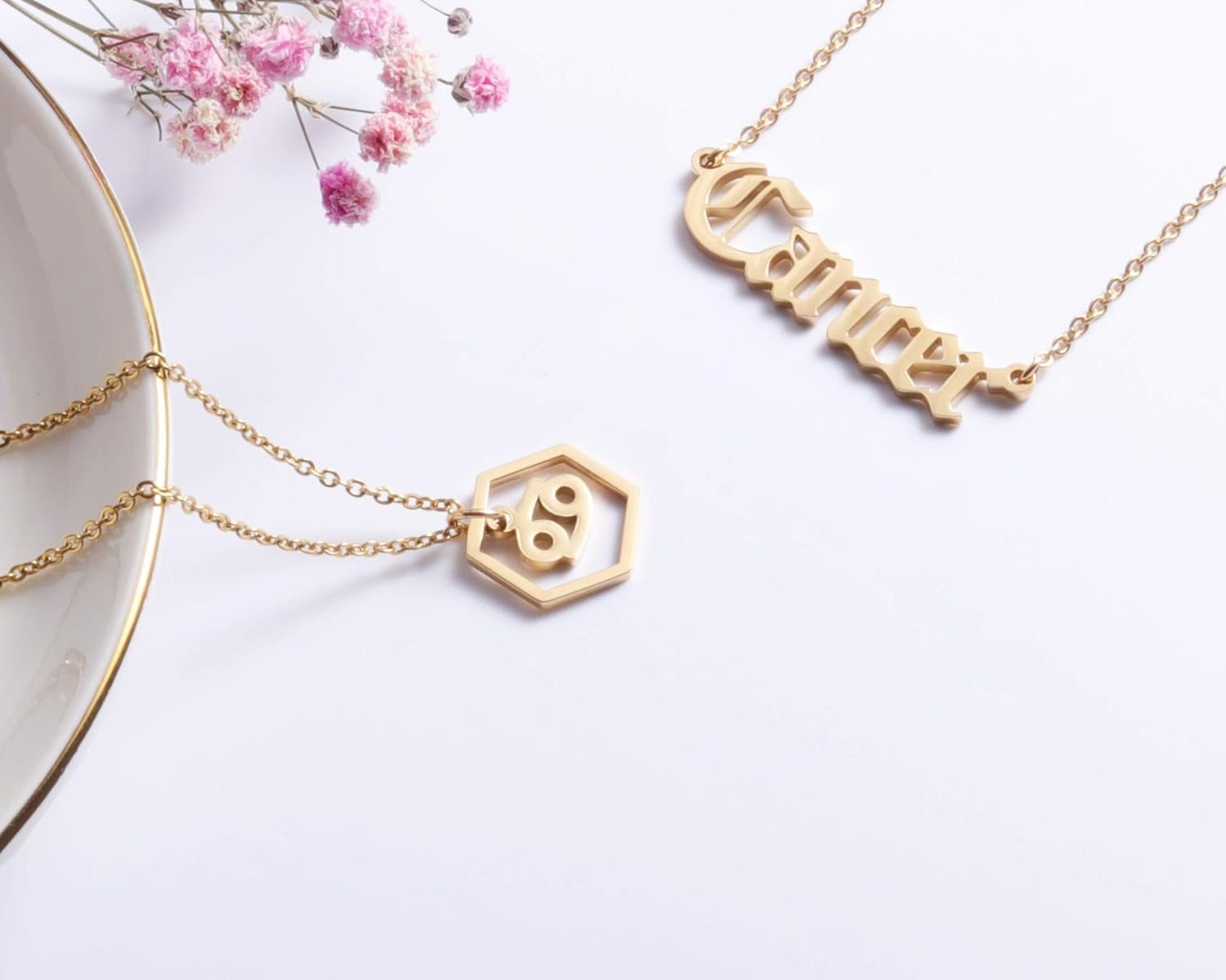 Gold Plated Astrology Constellation Necklace for Women - Bella Fils jewelry