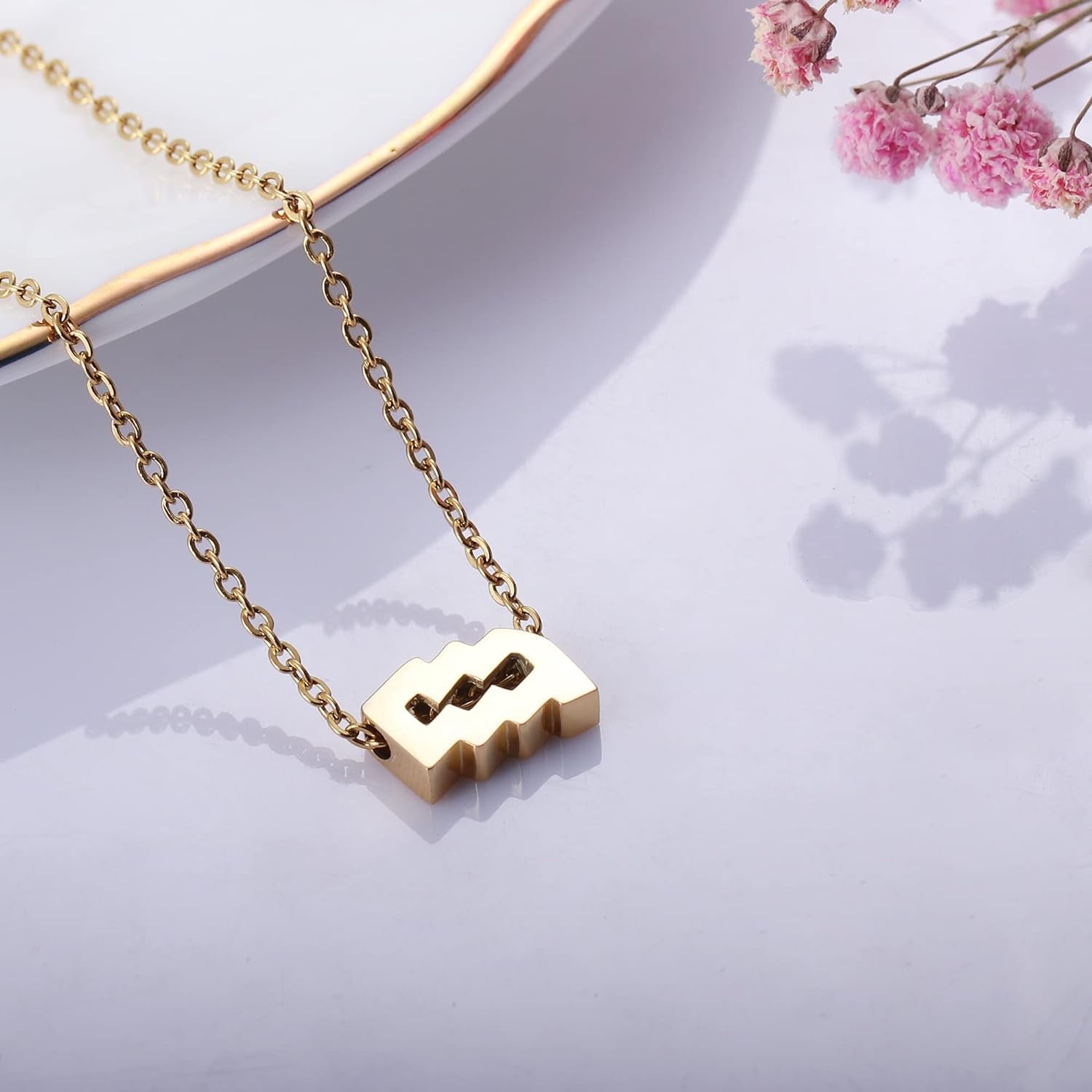 Gold Plated Astrology Constellation Necklace for Women - Bella Fils jewelry