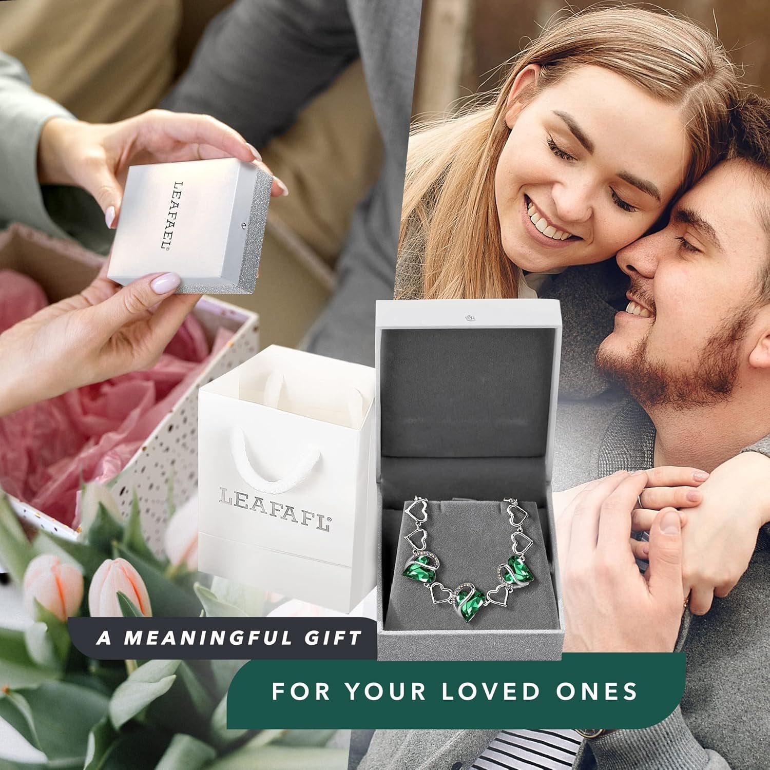 Infinity Love Heart Birthstone Bracelet for Women - Bella Fils jewelry