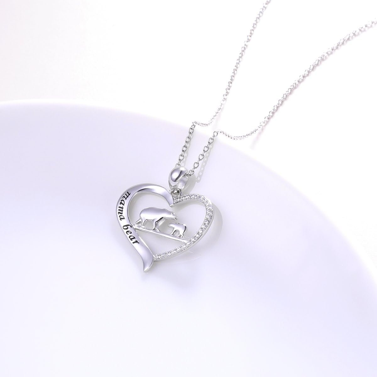Mother’s Day Mama Bear Necklace for Women - Bella Fils jewelry
