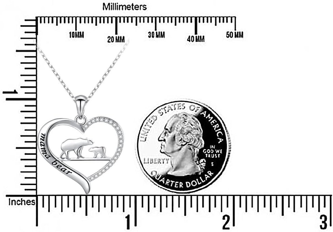 Mother’s Day Mama Bear Necklace for Women - Bella Fils jewelry