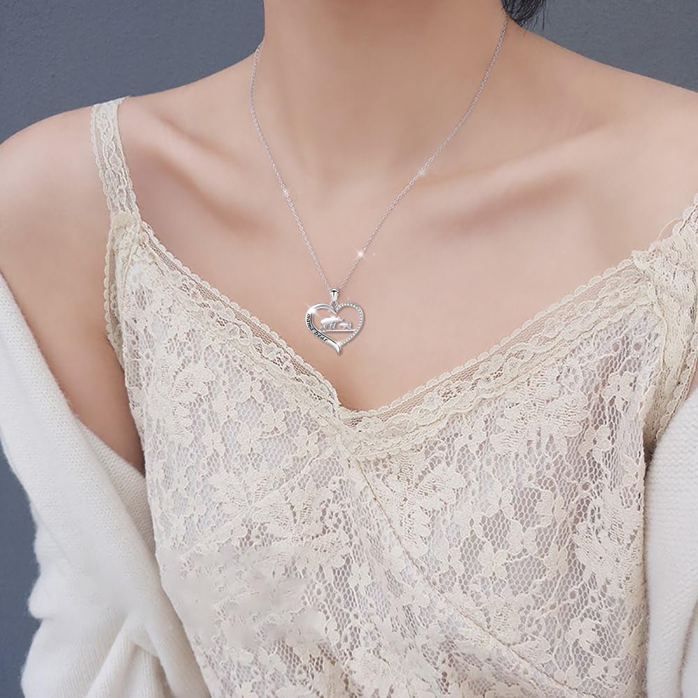 Mother’s Day Mama Bear Necklace for Women - Bella Fils jewelry