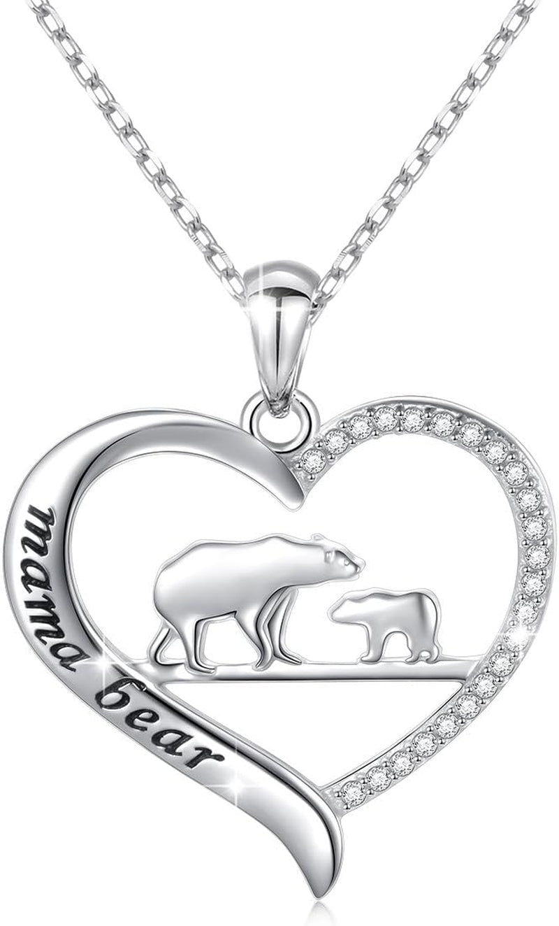 Mother’s Day Mama Bear Necklace for Women - Bella Fils jewelry