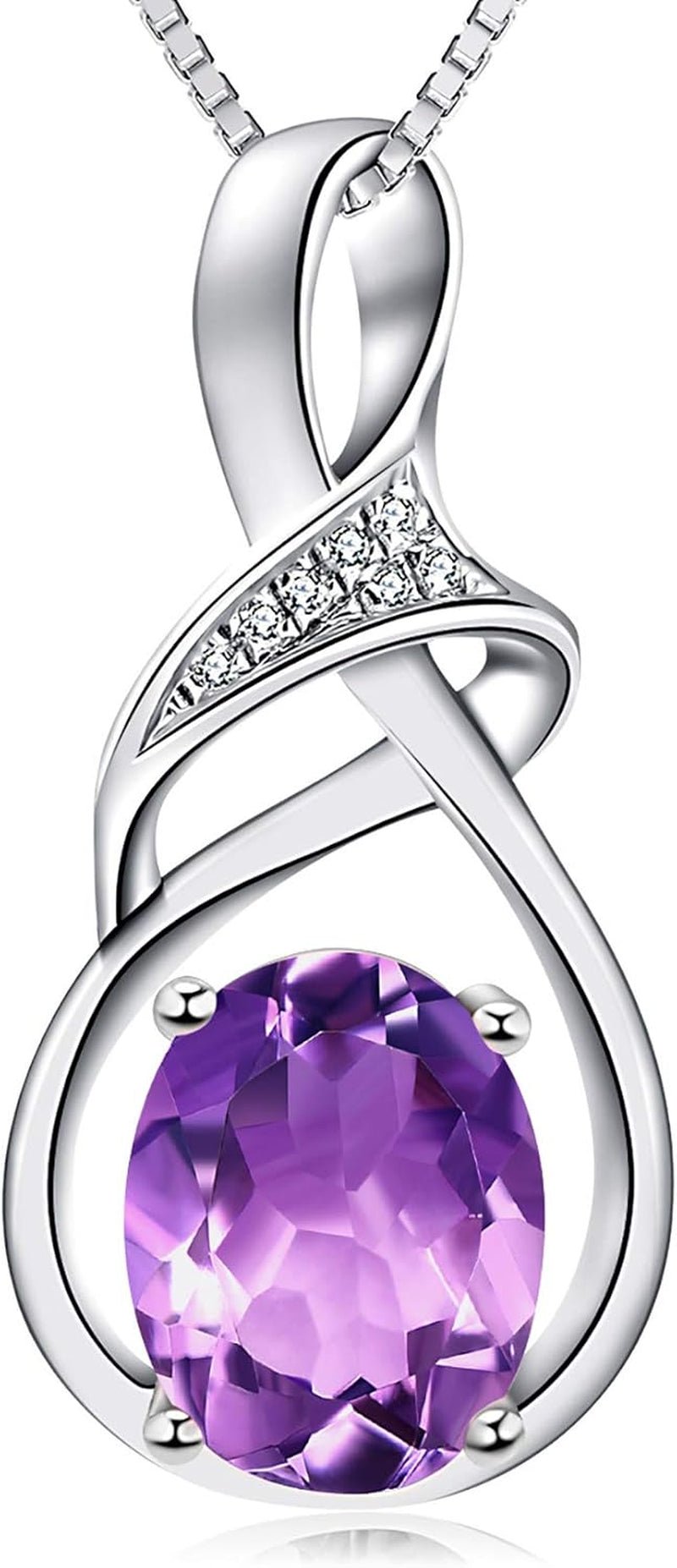 Natural Gemstone Necklace for Women – Fine Sterling Silver Jewelry - Bella Fils jewelry