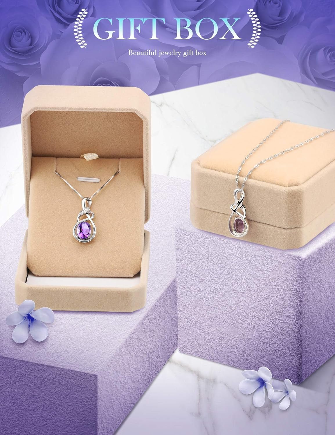 Natural Gemstone Necklace for Women – Fine Sterling Silver Jewelry - Bella Fils jewelry