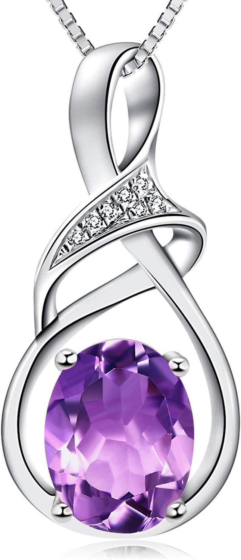 Natural Gemstone Necklace for Women – Fine Sterling Silver Jewelry - Bella Fils jewelry