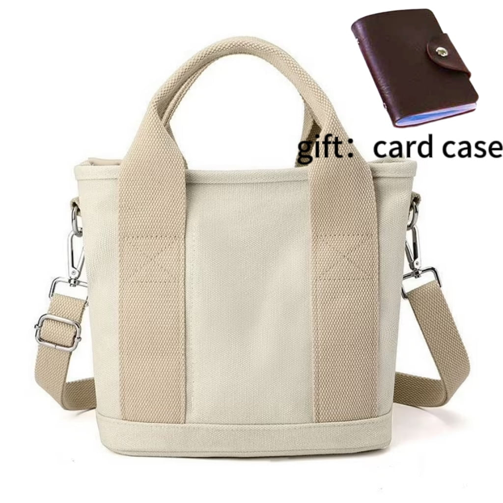 New Large Capacity Multi-Pocket Handbag Women'S Canvas Tote Purses Crossbody Bag Vintage Tote Bags for School - Bella Fils jewelry