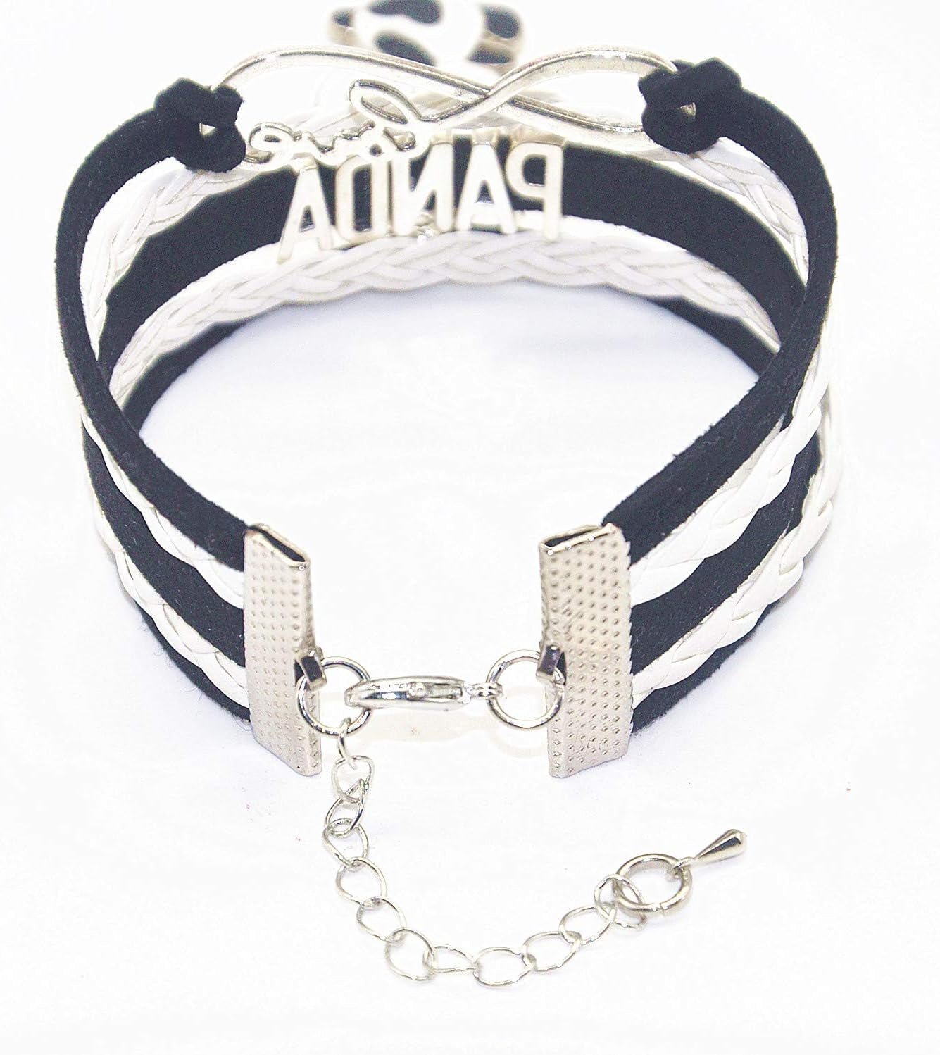 Panda Charm Bracelet - Infinity Love Design for Women Men Adult Panda Fans and Lovers - Bella Fils jewelry