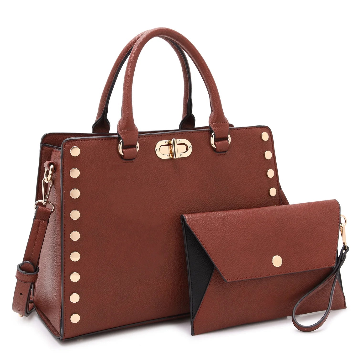 Purses and Handbags for Women Satchel Bags Top Handle Shoulder Bag Work Tote Bag with Matching Wallet - Bella Fils jewelry