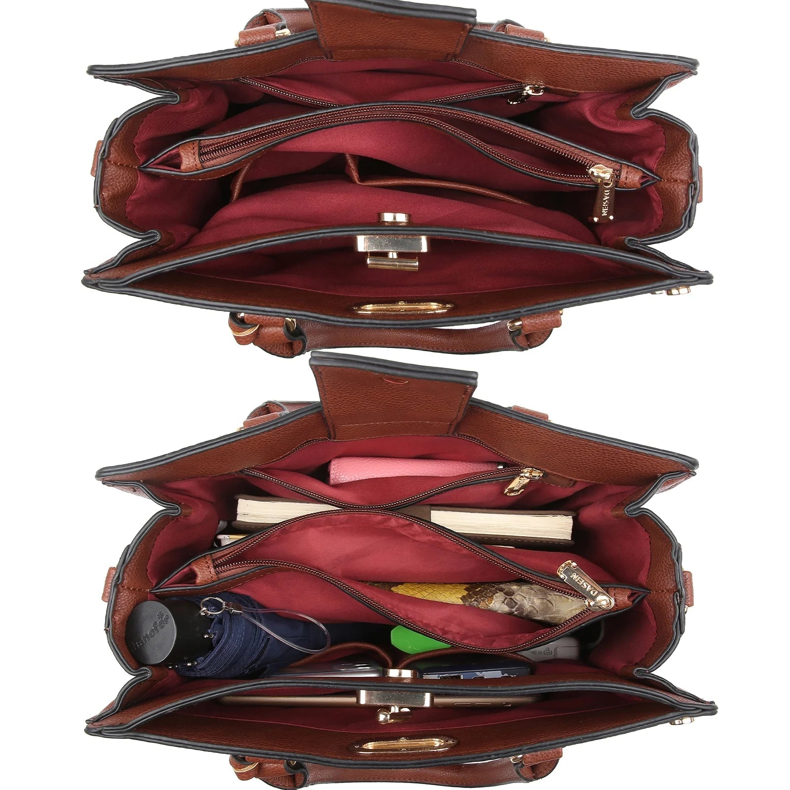 Purses and Handbags for Women Satchel Bags Top Handle Shoulder Bag Work Tote Bag with Matching Wallet - Bella Fils jewelry
