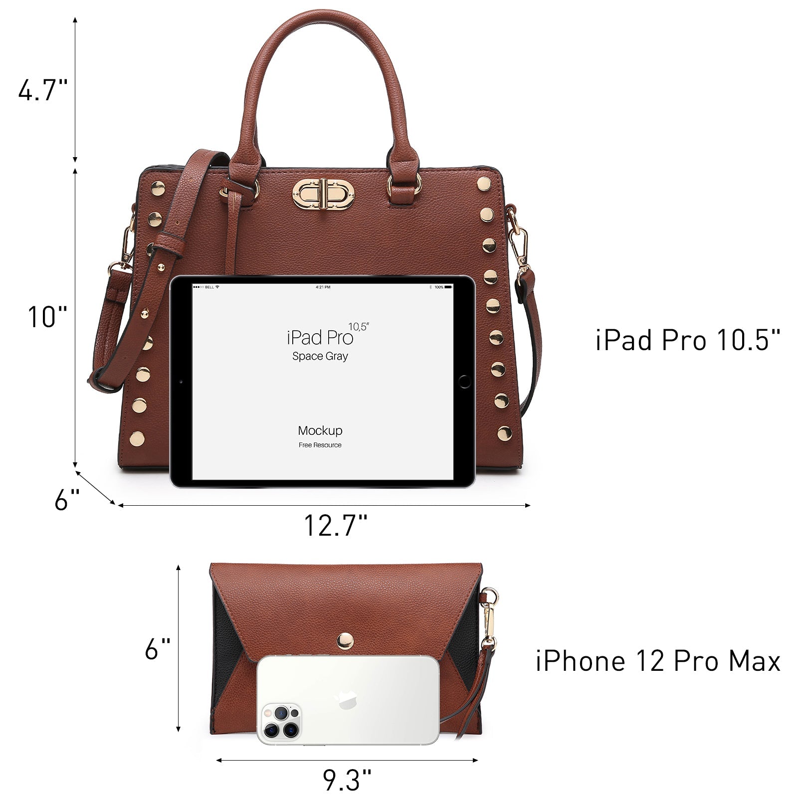 Purses and Handbags for Women Satchel Bags Top Handle Shoulder Bag Work Tote Bag with Matching Wallet - Bella Fils jewelry