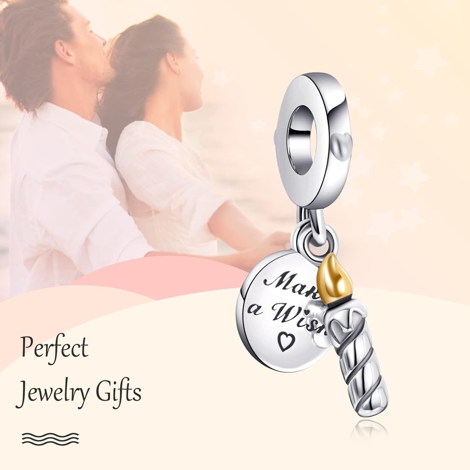 Silver Dangle Charm – Family Love Animal Bead for Bracelet - Bella Fils jewelry