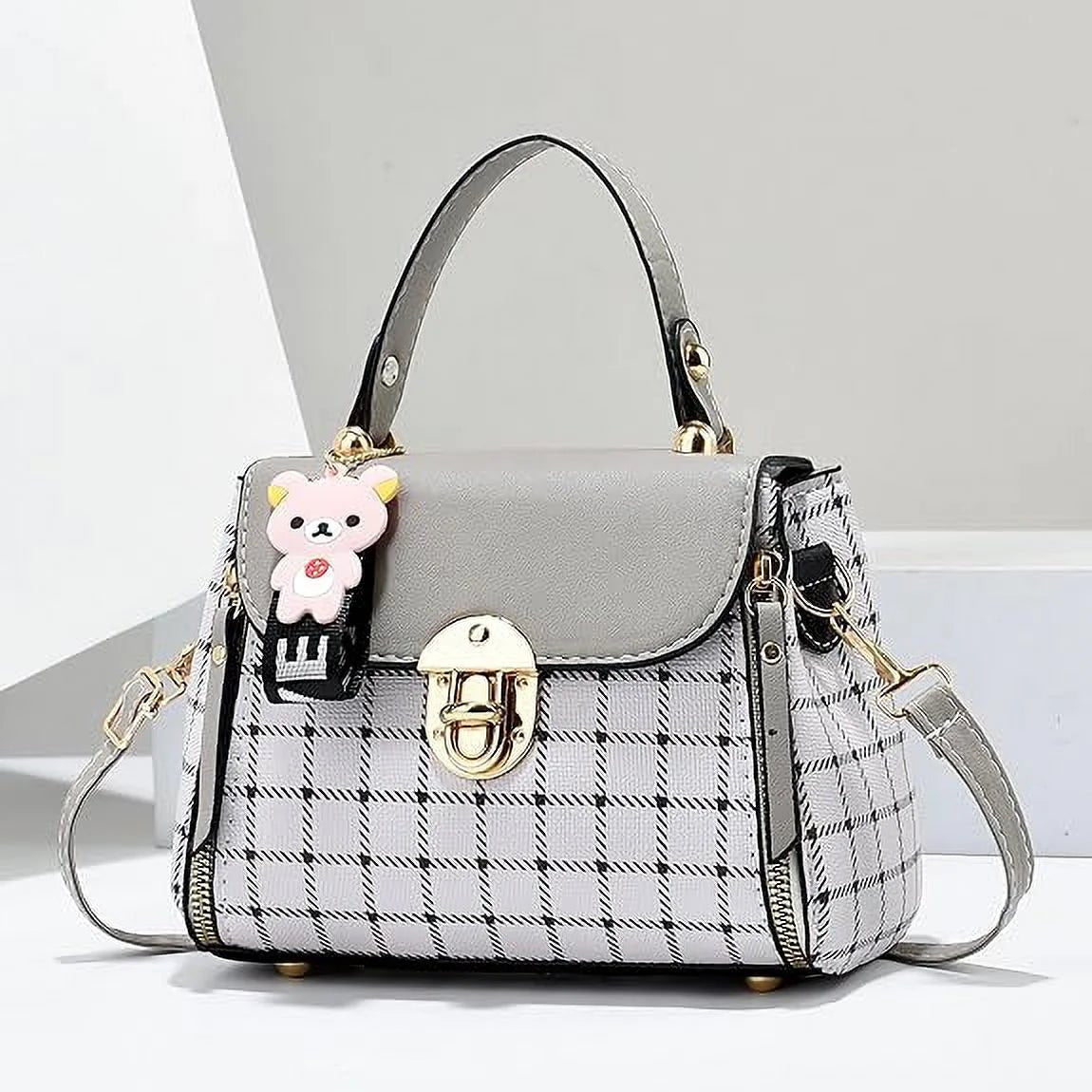 Small Purses and Handbags for Women Fashion Crossbody Bag Lightweight Shoulder Bag Plaid Pattern Satchel - Bella Fils jewelry