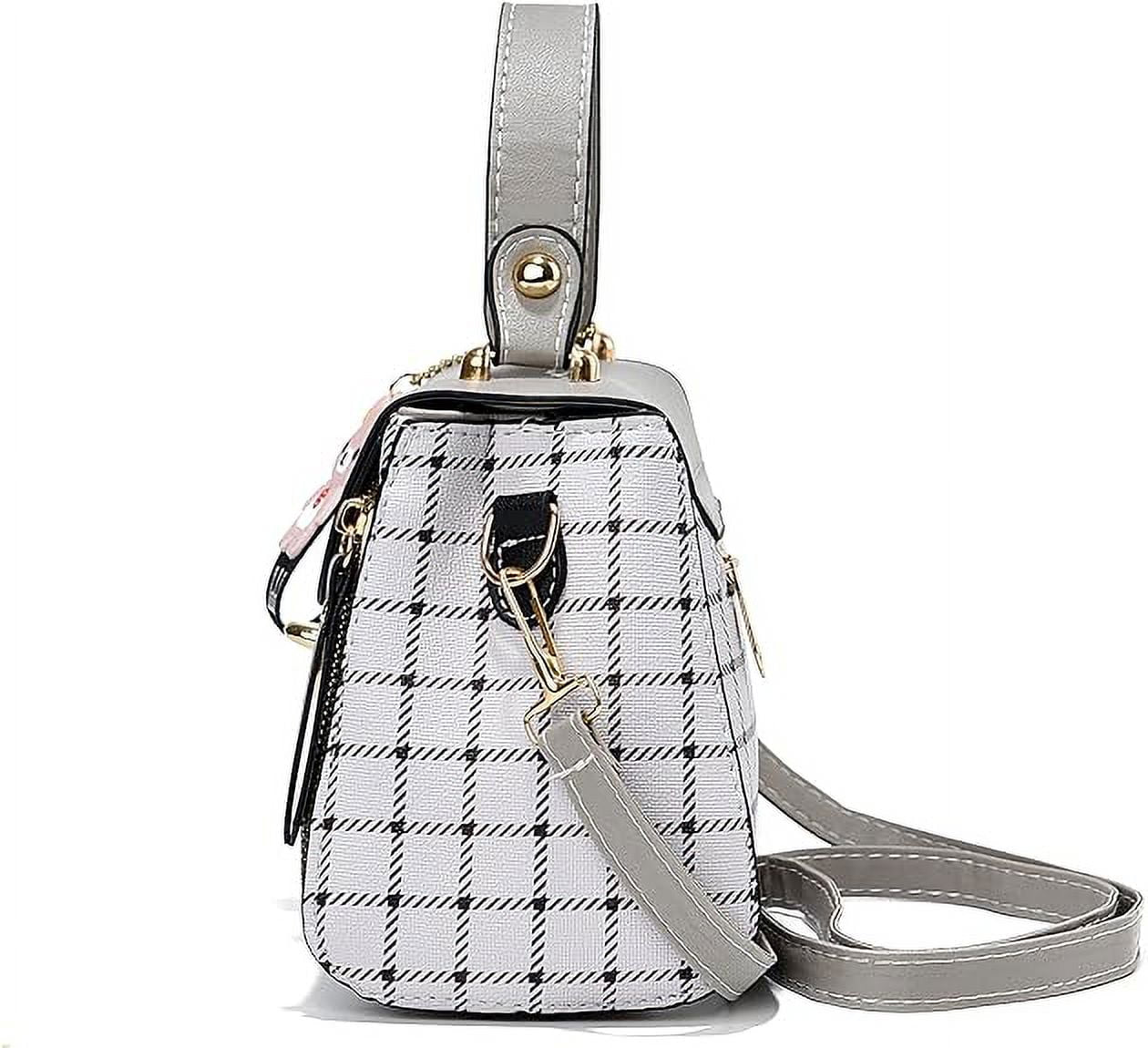 Small Purses and Handbags for Women Fashion Crossbody Bag Lightweight Shoulder Bag Plaid Pattern Satchel - Bella Fils jewelry