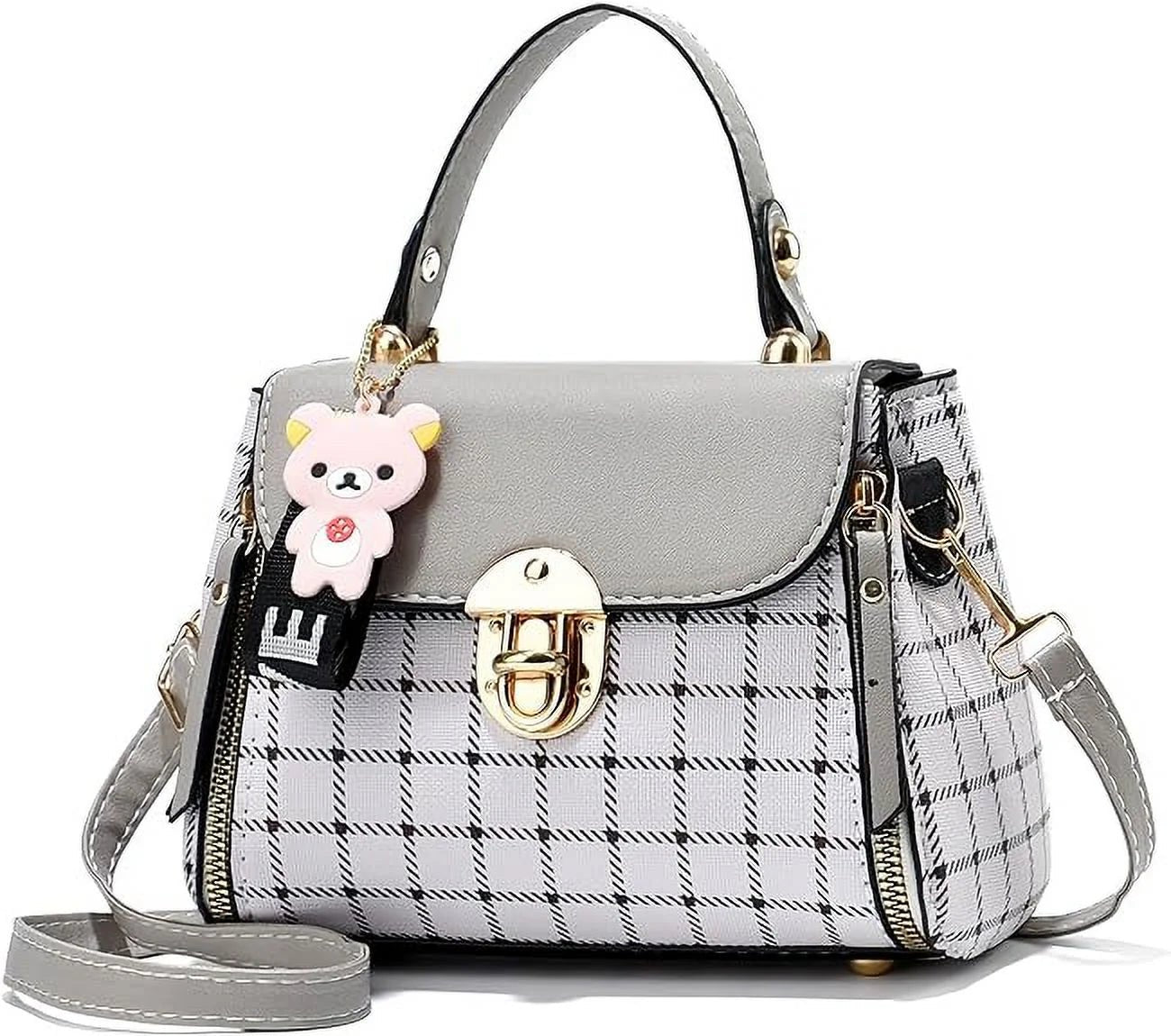 Small Purses and Handbags for Women Fashion Crossbody Bag Lightweight Shoulder Bag Plaid Pattern Satchel - Bella Fils jewelry