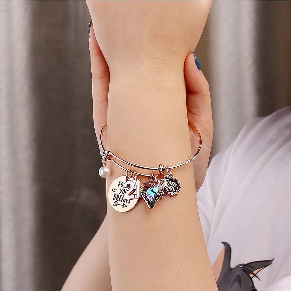 Women’s Birthday Bracelet – Milestone Charm Jewelry Gift - Bella Fils jewelry
