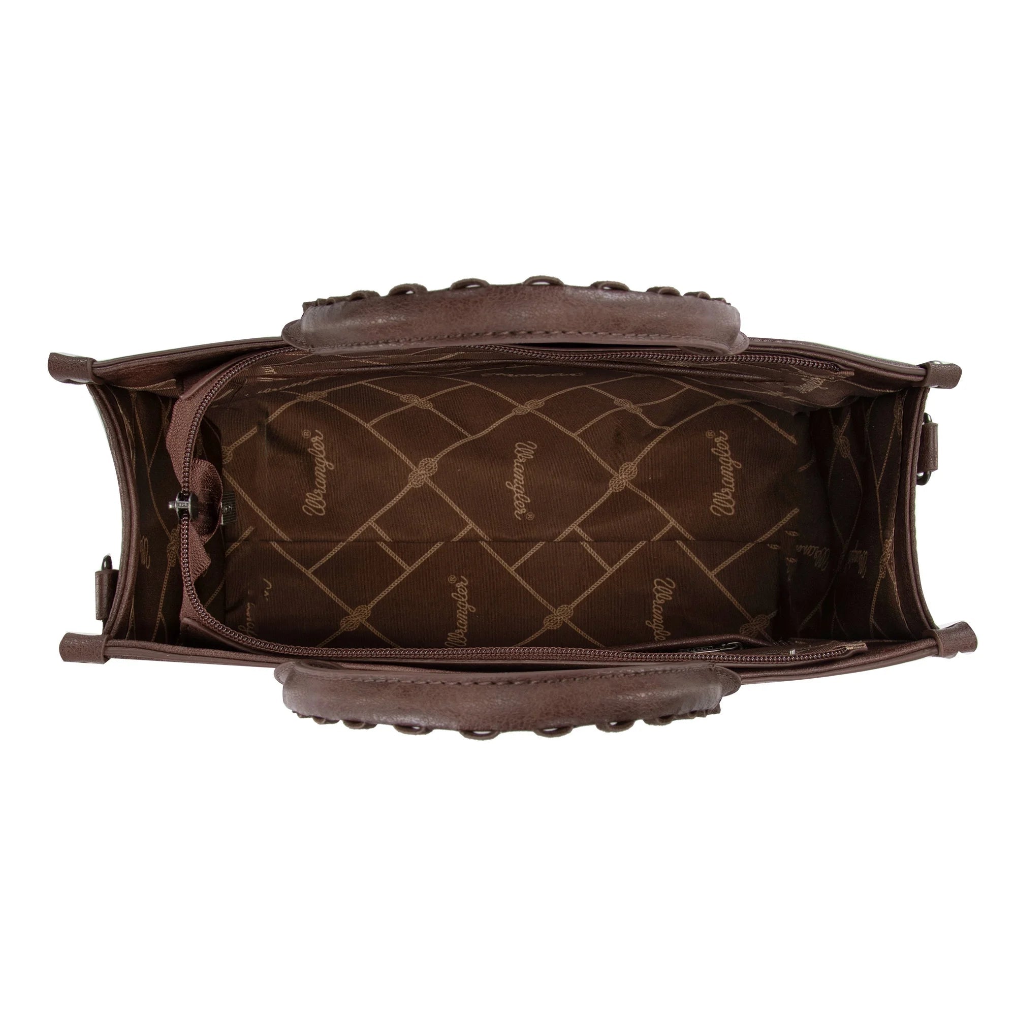 Wrangler HANDBAG Wrangler Tote Bag for Women Western Woven Shoulder Purse Leopard Print Handbags, Leopard-Coffee - Bella Fils jewelry